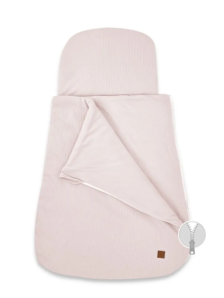 MimiNu, Soft, becik do spania i tulenia, interlock, TOG 2-2.5, pudrowy róż