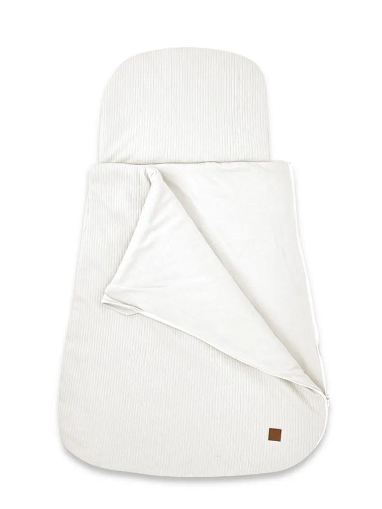 MimiNu, Soft, becik do spania i tulenia, prążek, TOG 2-2.5, śmietanka