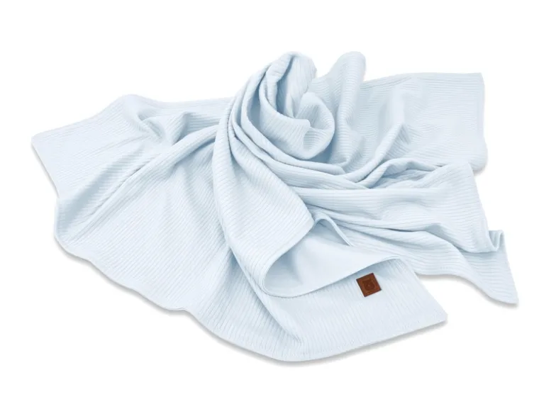 MimiNu, Soft, kocyk, baby blue, 75-100 cm, 0-6l