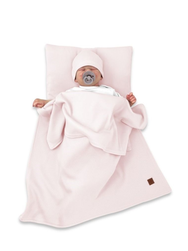 MimiNu, Soft, kocyk, pudrowy róż, 75-100 cm, 0-6 l