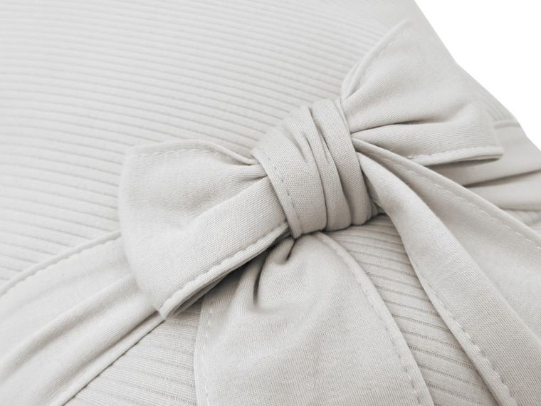 MimiNu, Soft, rożek niemowlęcy, wiązany, szary, 0-3 m