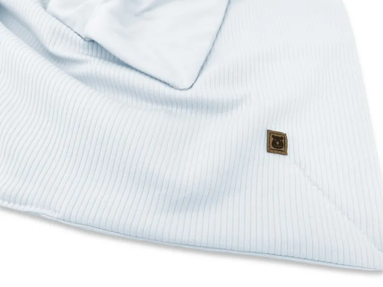 MimiNu, Soft, zestaw: pościel z wypełnieniem, TOG 1.75, baby blue, 60-70 cm