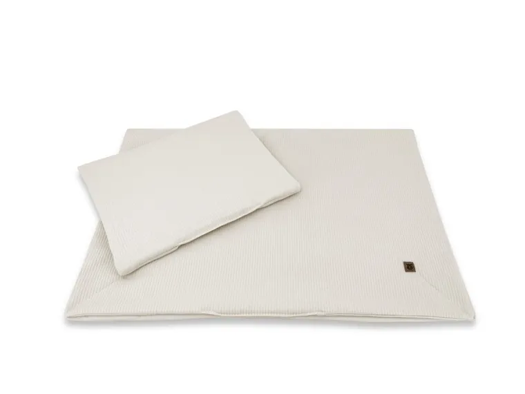 MimiNu, Soft, zestaw: pościel z wypełnieniem, TOG 1.75, beż, 75-100 cm