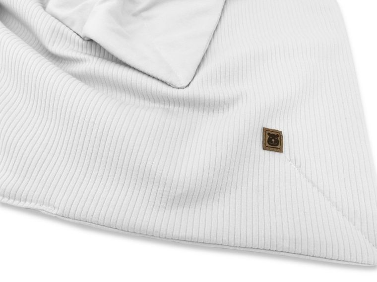 MimiNu, Soft, zestaw: pościel z wypełnieniem, TOG 1.75, szary, 75-100 cm