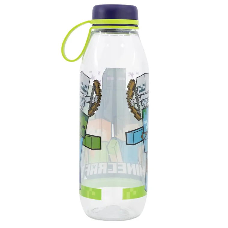 Minecraft, butelka plastikowa na wodę, 650 ml