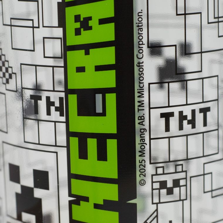 Minecraft, butelka plastikowa na wodę, 850 ml