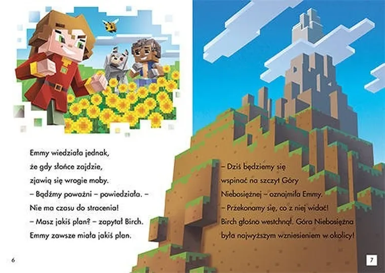 Minecraft. Górskie wyzwanie. Tryb czytania