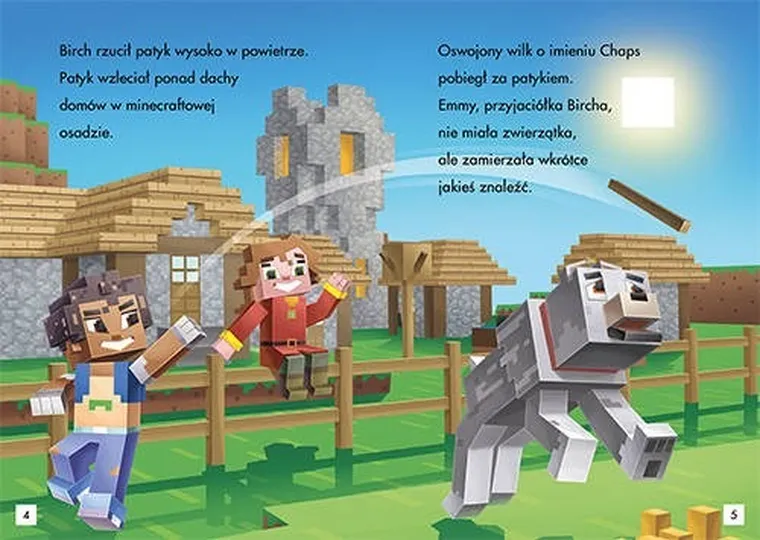 Minecraft. Moby w świecie podstawowym. Tryb czytania
