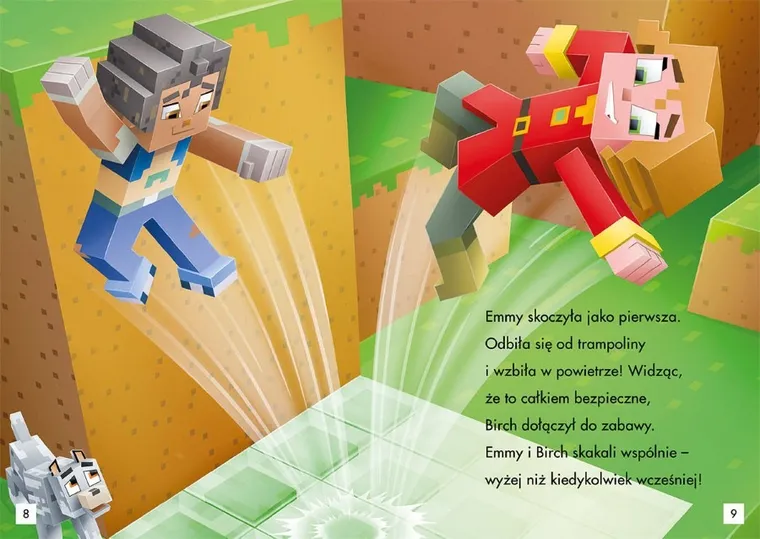 Minecraft. Podniebna przygoda. Tryb czytania.