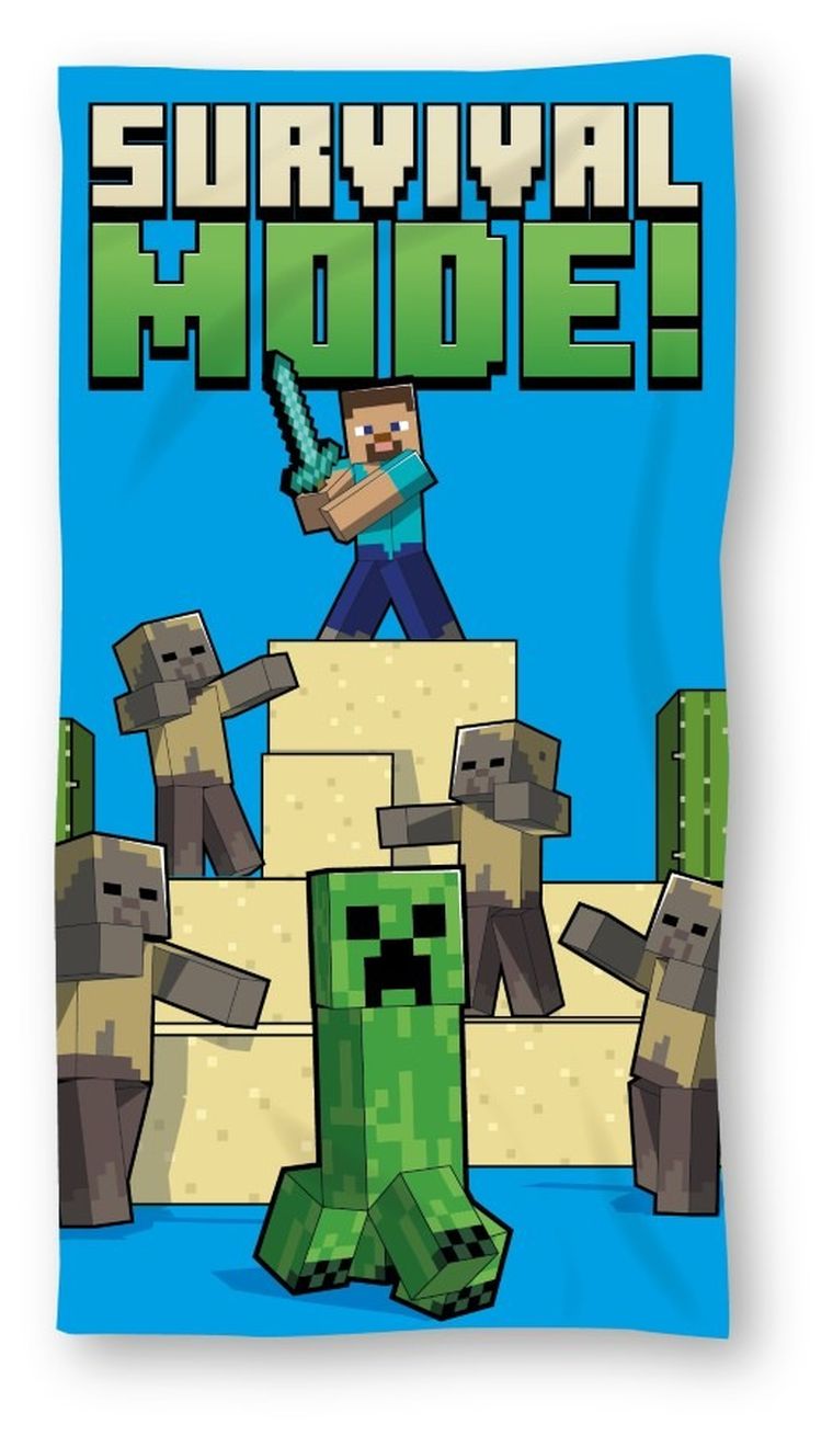 Minecraft, ręcznik bawełniany, 70-140 cm