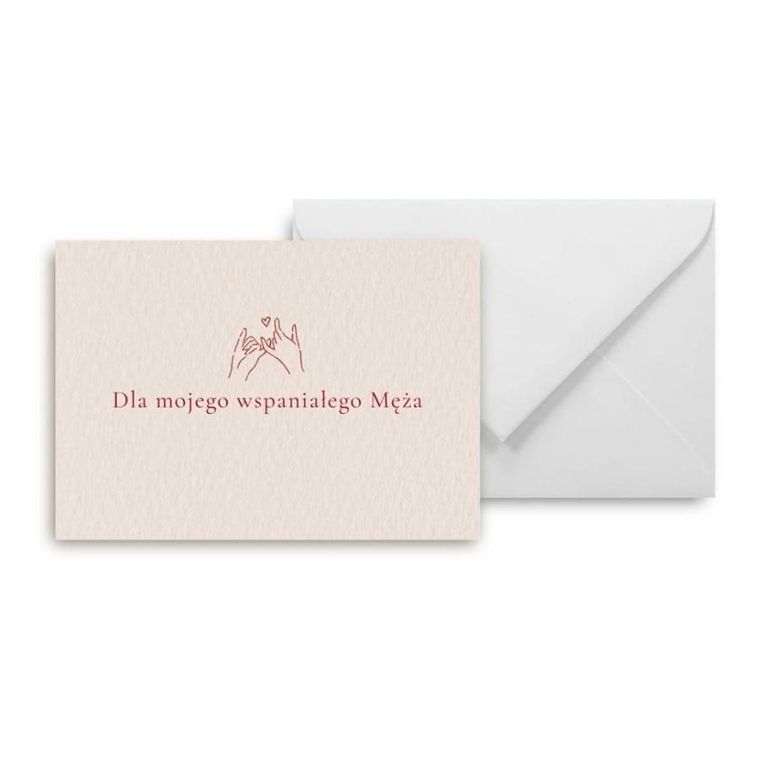 Mini kartka, Dla mojego wspaniałego Męża