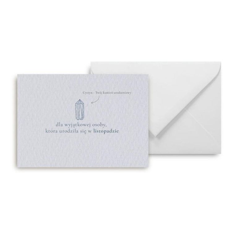 Mini kartka, Urodziny listopad