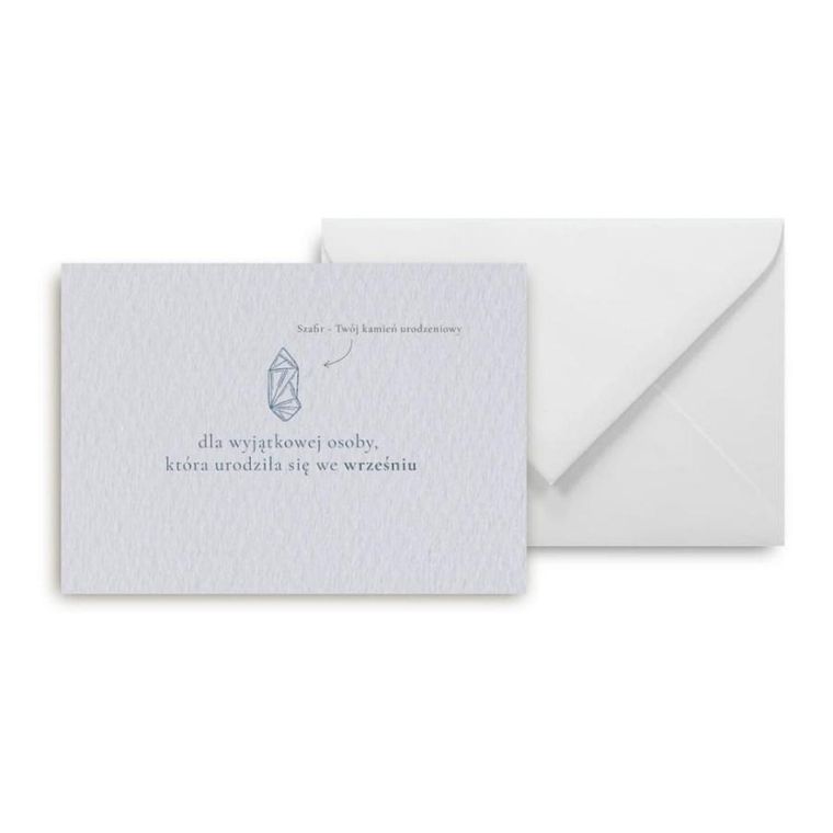 Mini kartka, Urodziny wrzesień