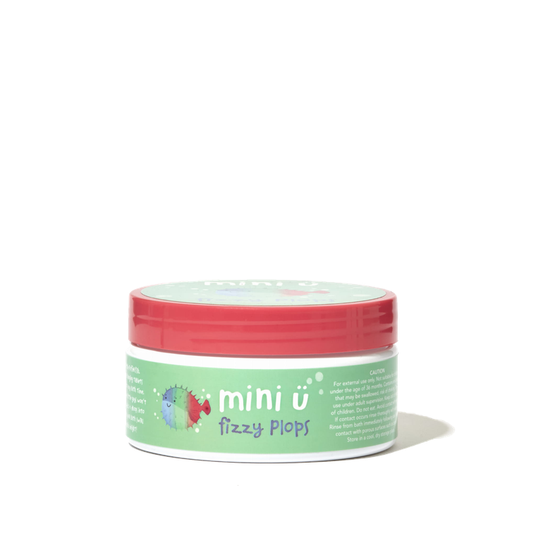 Mini U, Fizzy Plops, kolorowe tabletki do kąpieli dla dzieci
