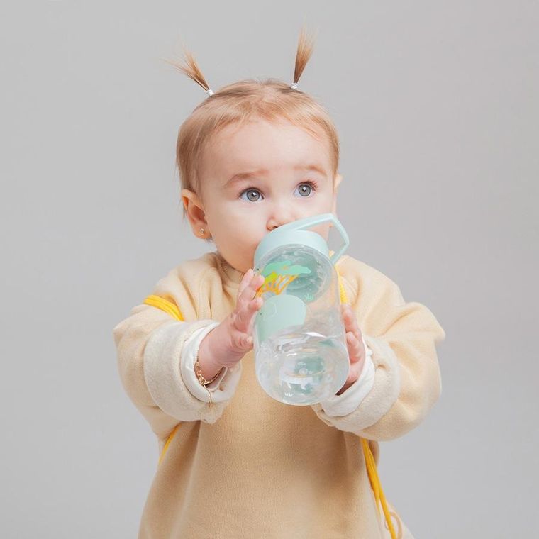 Miniland, Dżungla, butelka dla dziecka, 450 ml