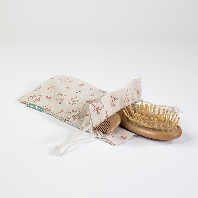 Miniland, ECO-friendly, Wiewiórka, zestaw do pielęgnacji