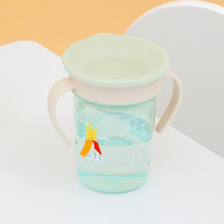 Miniland, Jurassic, kubek z silikonowym ustnikiem, 260 ml