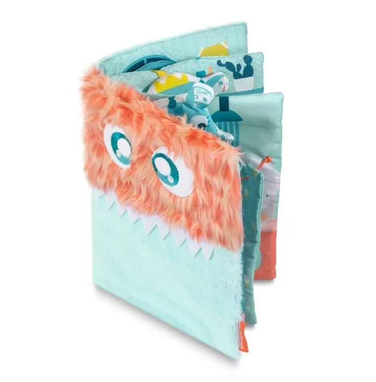 Miniland, Monster telling, Codzienne czynności, miękka książka edukacyjna, sensoryczna