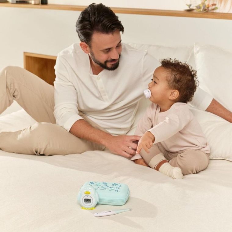 Miniland, zestaw 3 termometrów cyfrowych, niedźwiedź