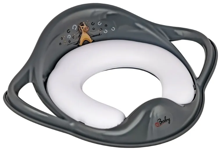 Minimal, Konik, miękka nakładka na sedes, szara