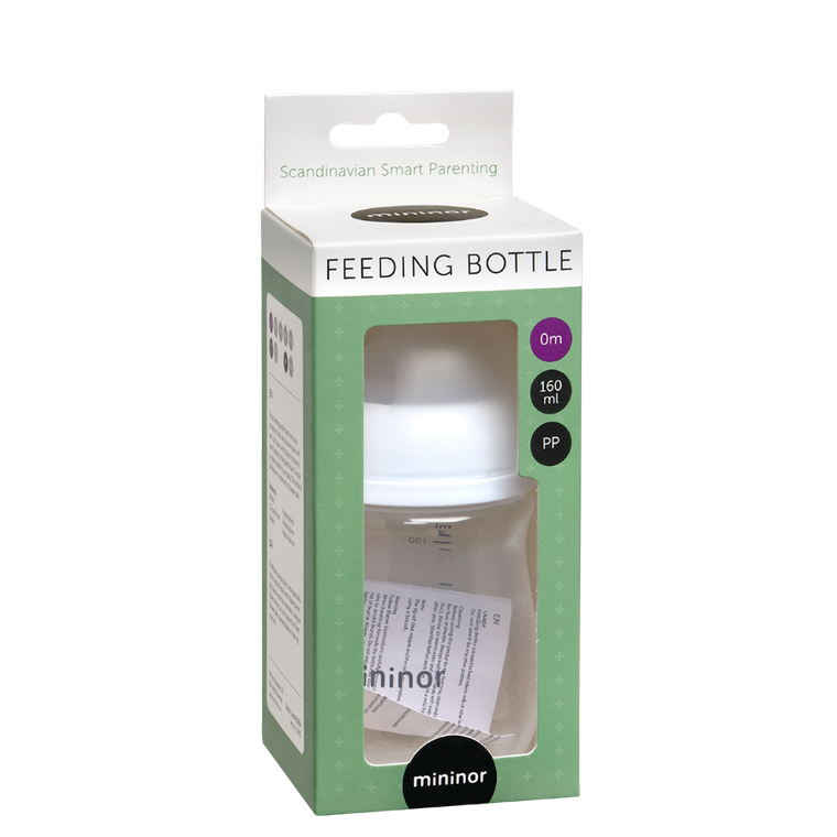 Mininor, butelka plastikowa, 160 ml, 0m+