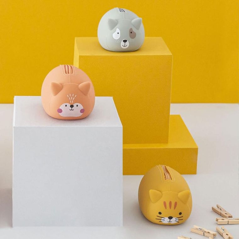 Miquelrius, Lisek, silikonowy portfelik, pomarańczowy