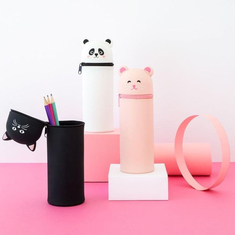 Miquelrius, silikonowy piórnik, kot