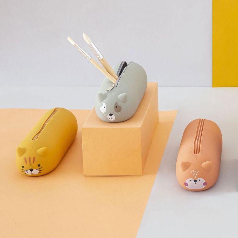 Miquelrius, silikonowy piórnik, kotek