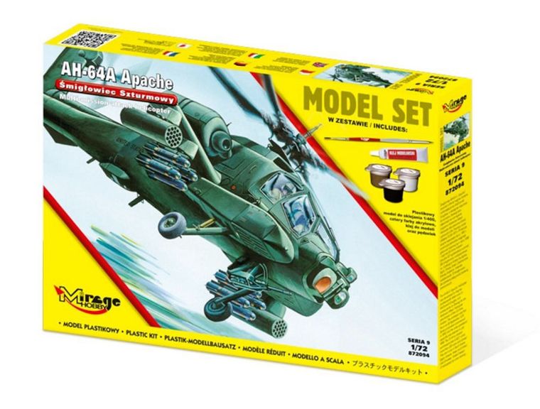 Mirage Hobby, helikopter ah-64a apache 9