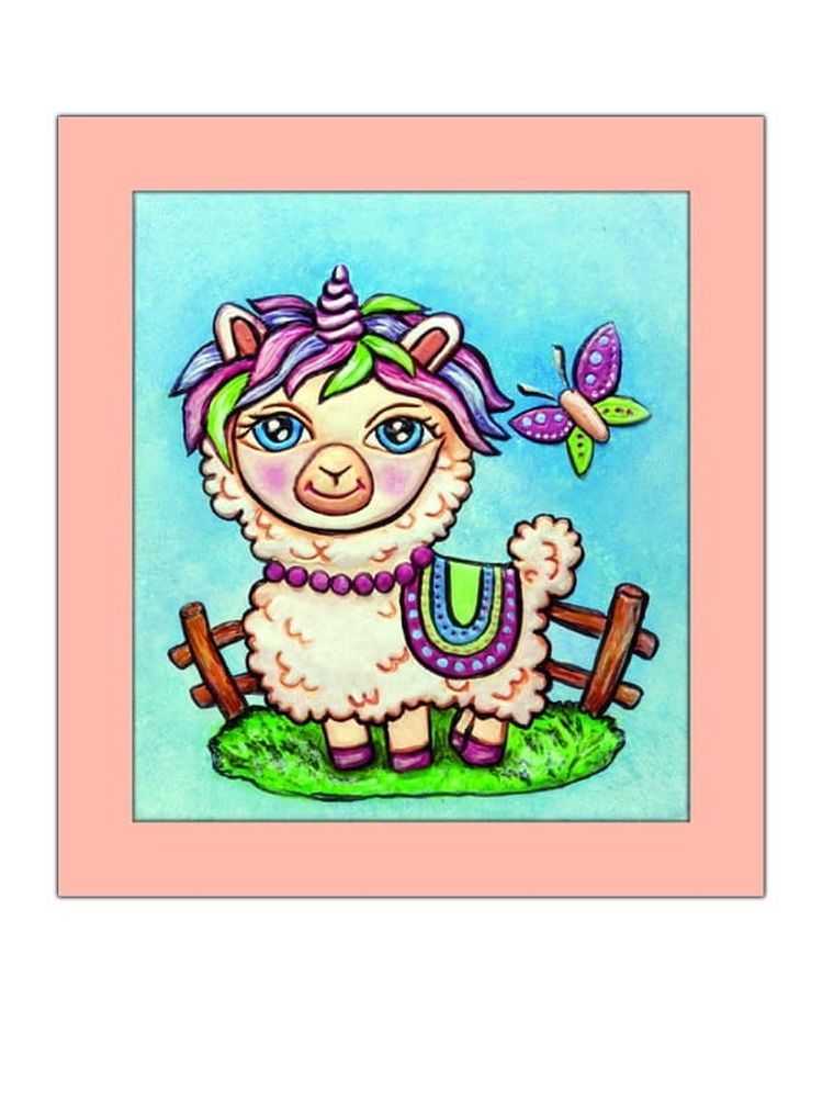 Mirage Hobby, Wypukła Malowanka, zestaw kreatywny do malowania, Fantazja, Lamarożec