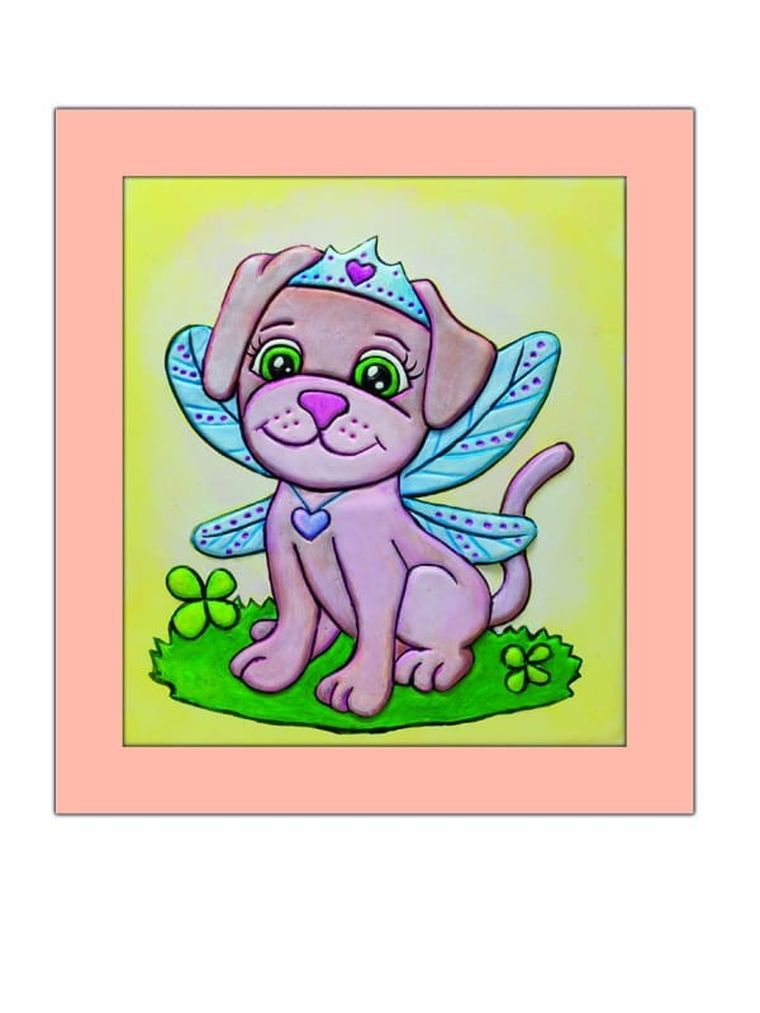 Mirage Hobby, Wypukła Malowanka, zestaw kreatywny do malowania, Fantazja, Psiężniczka