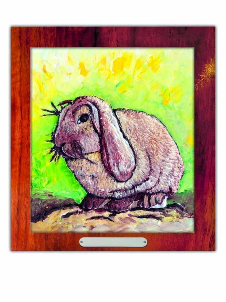 Mirage Hobby, Wypukła Malowanka, zestaw kreatywny do malowania, Futrzaki, Królik baran