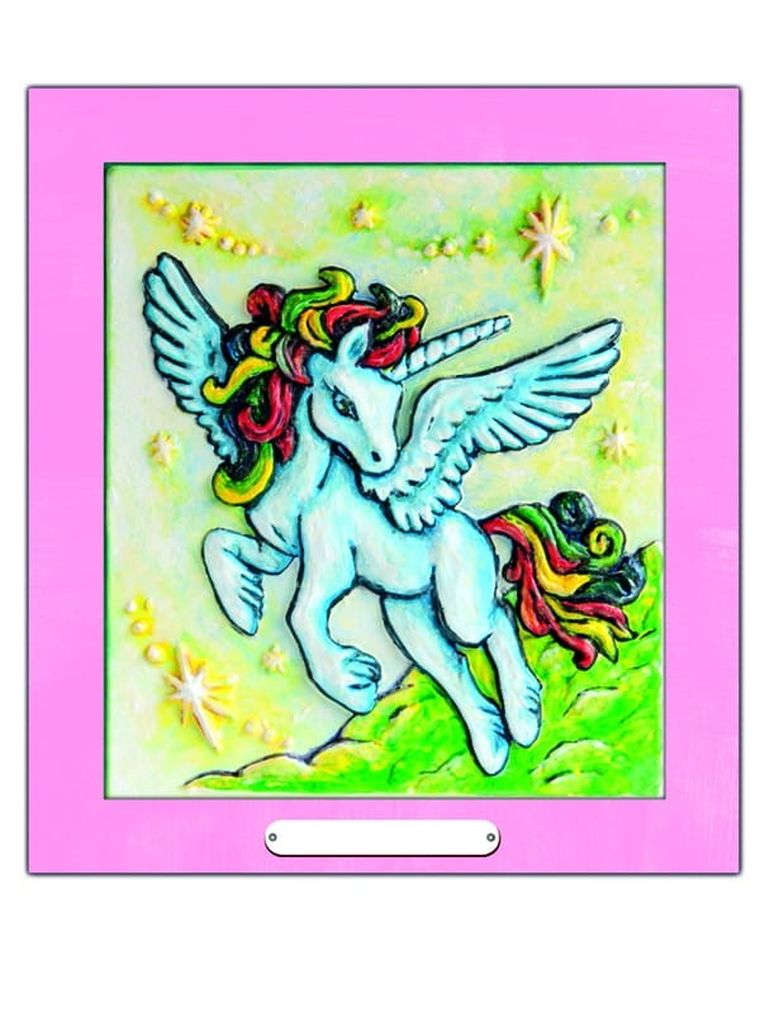Mirage Hobby, Wypukła Malowanka, zestaw kreatywny do malowania, Jednorożec Słońce