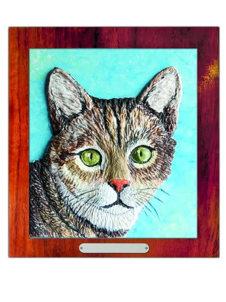 Mirage Hobby, Wypukła Malowanka, zestaw kreatywny do malowania, Kot Dachowiec