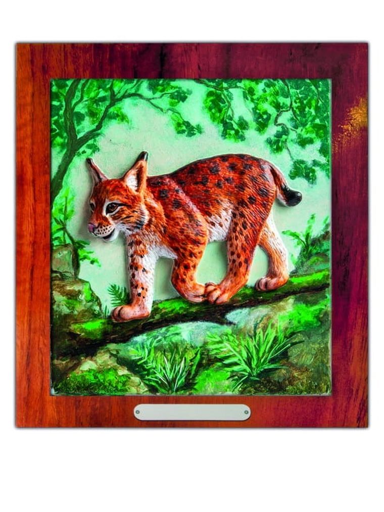 Mirage Hobby, Wypukła Malowanka, zestaw kreatywny do malowania, Las, Ryś
