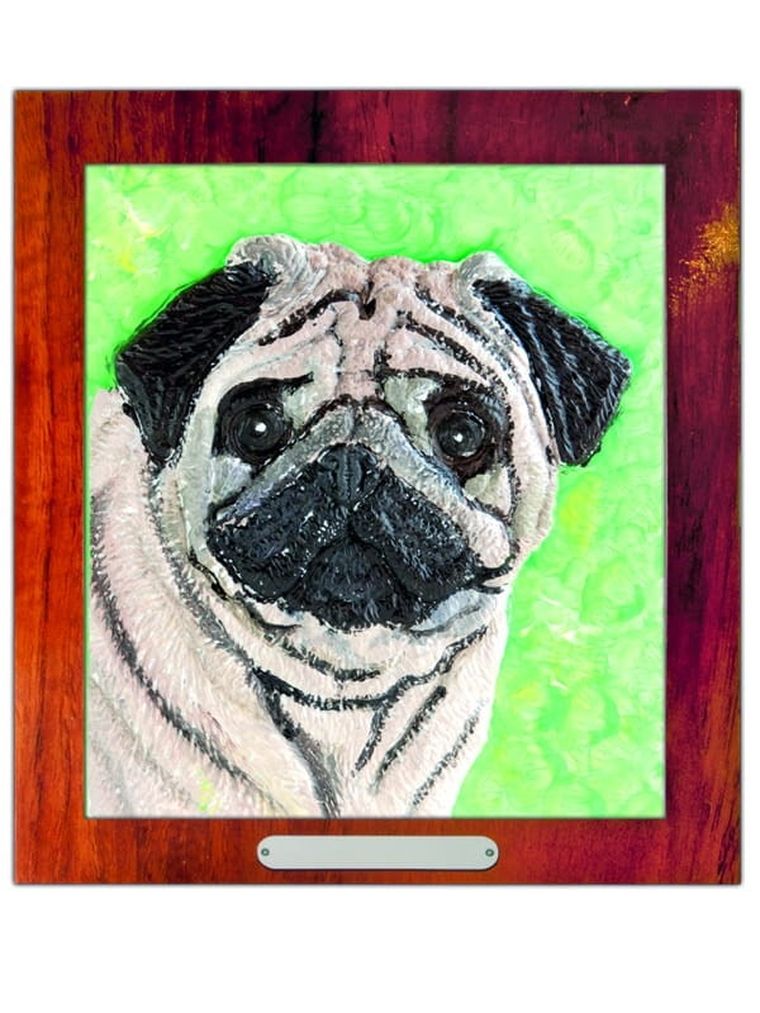 Mirage Hobby, Wypukła Malowanka, zestaw kreatywny do malowania, Psy, Mops