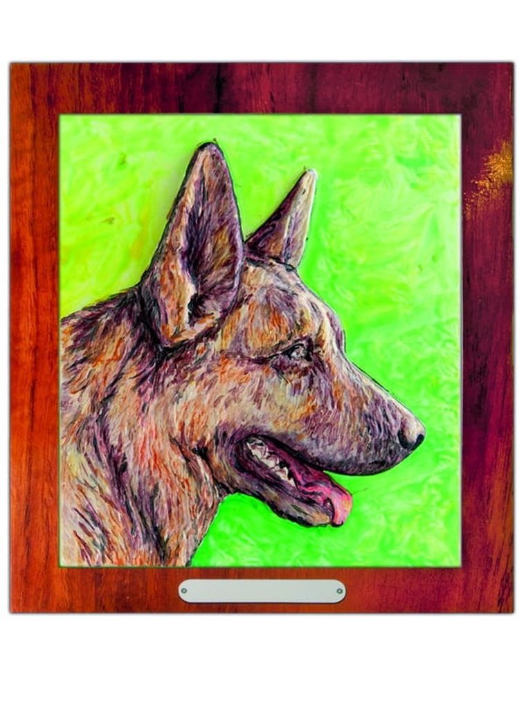 Mirage Hobby, Wypukła Malowanka, zestaw kreatywny do malowania, Psy, Owczarek Niemiecki