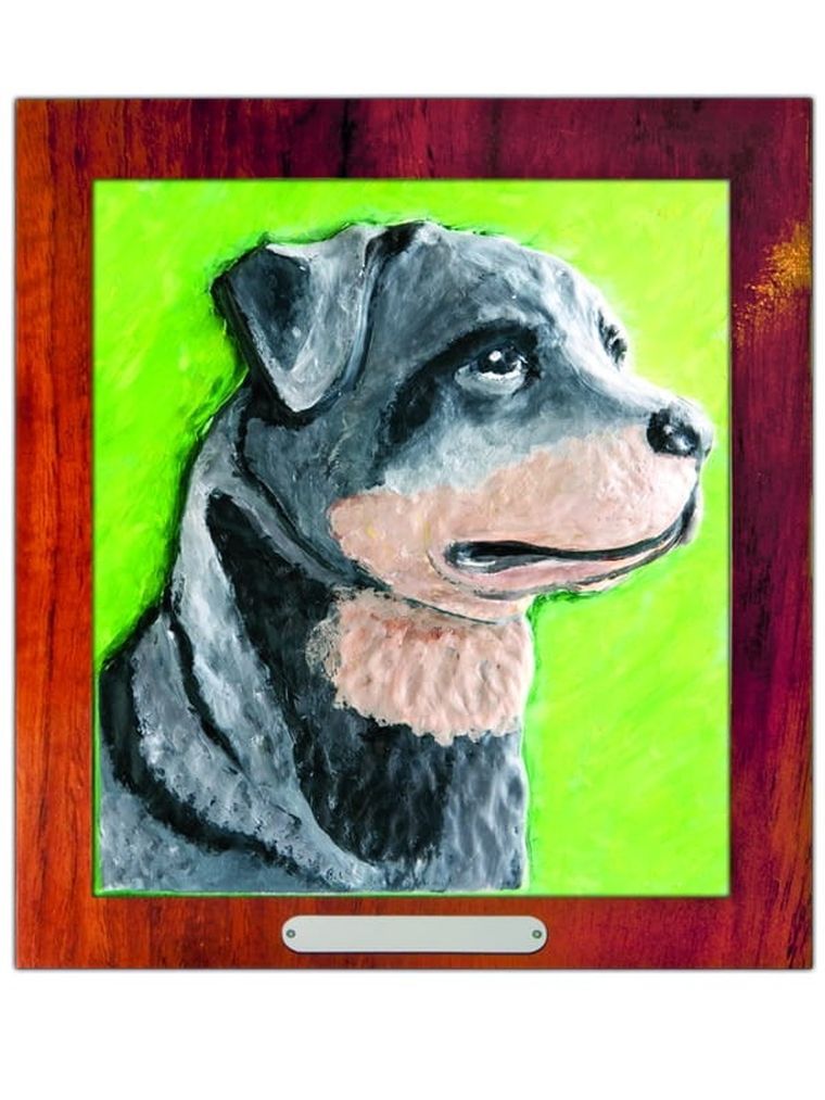 Mirage Hobby, Wypukła Malowanka, zestaw kreatywny do malowania, Psy, Rottweiler