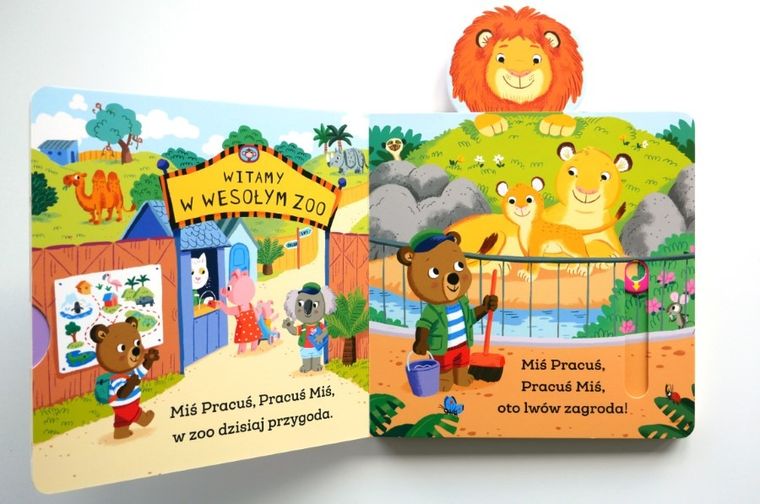 Miś Pracuś. Opiekun w zoo