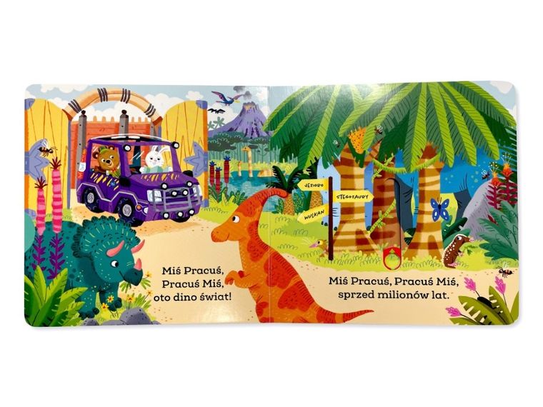 Miś Pracuś. Park dinozaurów