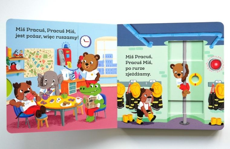 Miś Pracuś. Straż pożarna
