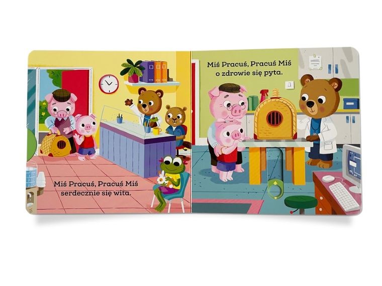 Miś Pracuś. Weterynarz
