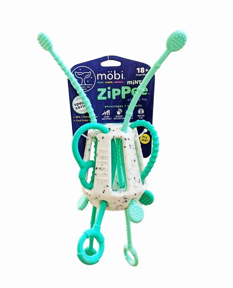 Mobi, Zippee, przeciąganiec, zabawka sensoryczna