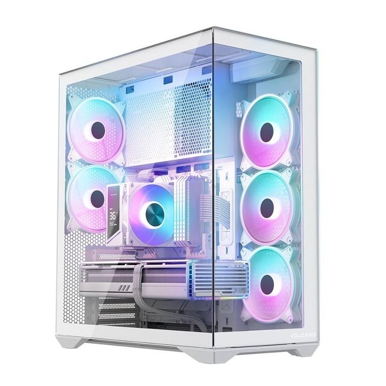 Modecom, Volcano Space XL Full Tower, obudowa, biała
