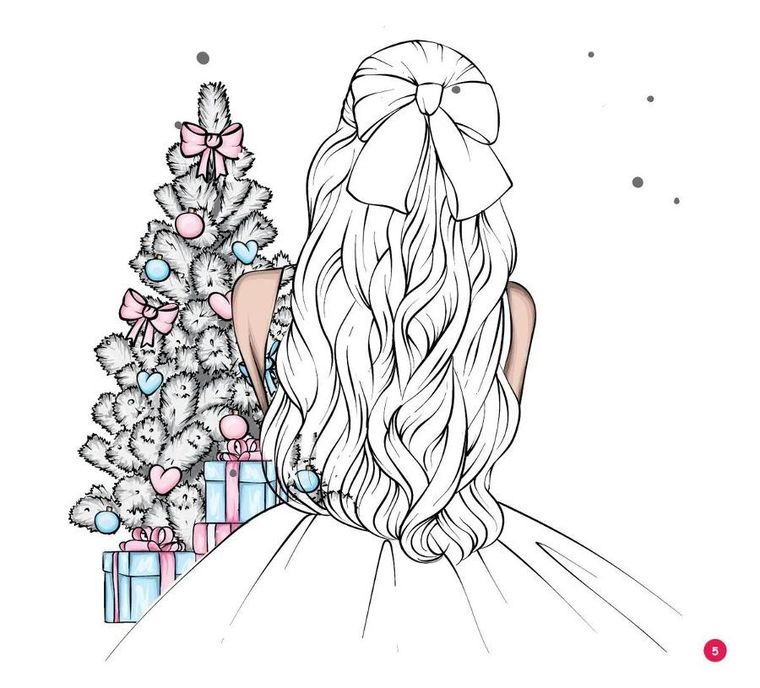 Modelki w mieście do kolorowania. Fashionista