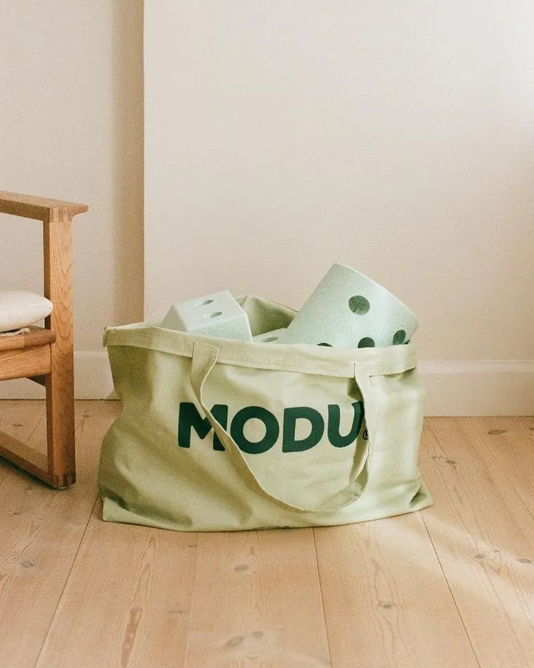 Modu, torba transportowa, Ocean Mint/Forest Green