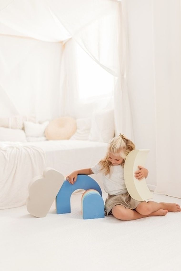 Moes, Księżyc, zabawka ruchowa, piankowa