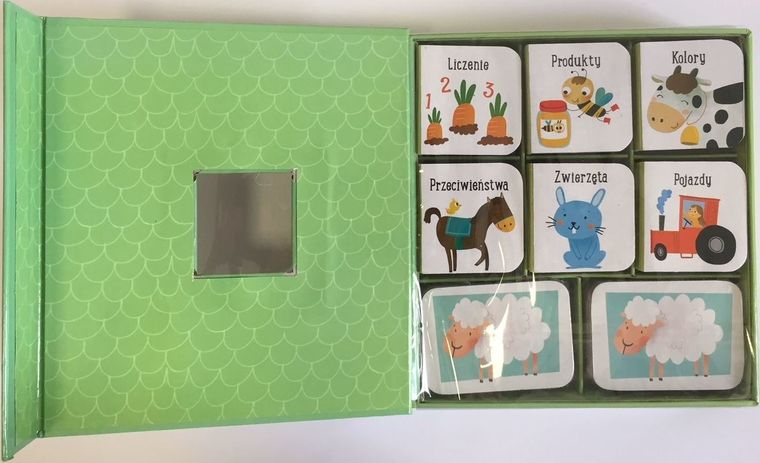 Moje pierwsze książeczki i gra memory. Mój dzień na wsi