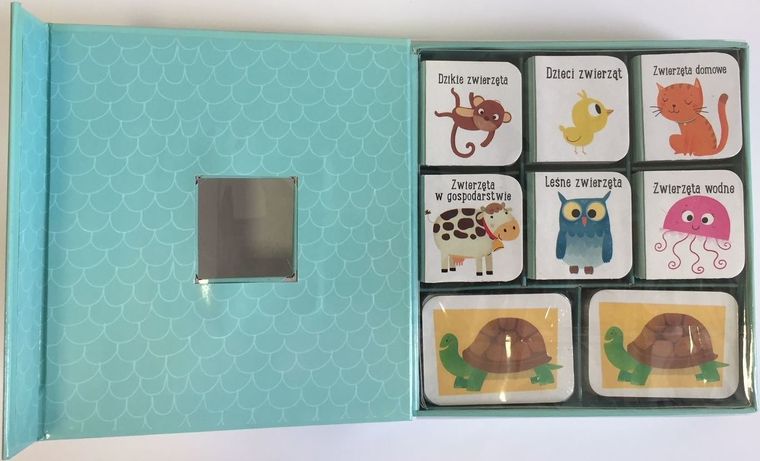 Moje pierwsze książeczki i gra memory. Moje zwierzątka
