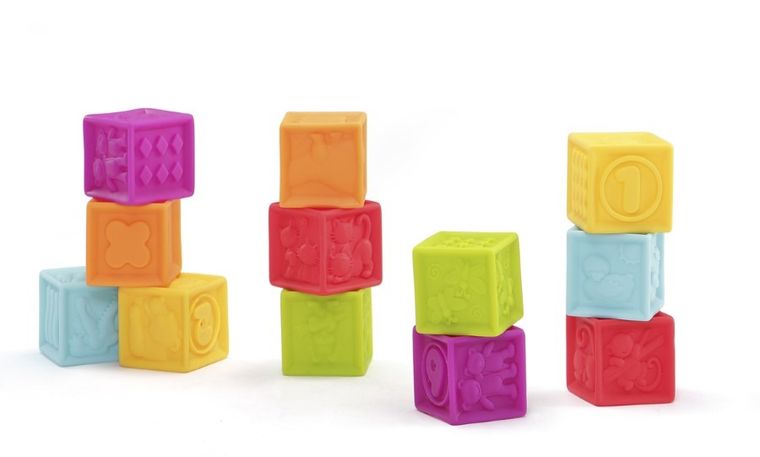 Molto, kostki sensoryczne, 12 szt.